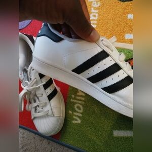 Adidas Big Kids' Originals Superstar Shoes SZ 4